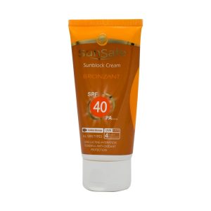 کرم ضد آفتاب مدل Bronzant SPF40 (50) میل سان سیف