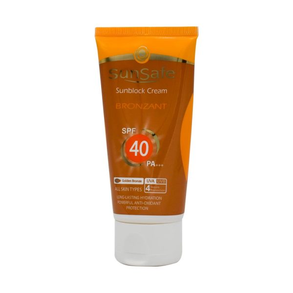 کرم ضد آفتاب مدل Bronzant SPF40 (50) میل سان سیف